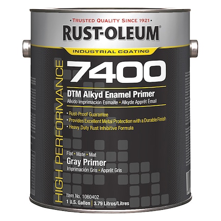 Rust-Oleum 1 gal. Gray Solvent Primer 1060402