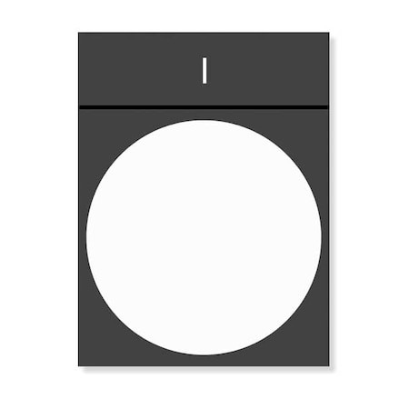 Schneider Electric Legend Plate, I, White/Black and Red ZBY2147