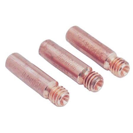 Lincoln Electric Contact Tip, 0.025" Tweco/Binzel, Pk10 KH710