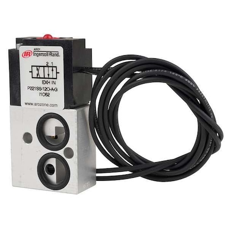 Aro Solenoid Air Control Valve, 1/8 In, 120VAC P221SS-120-A
