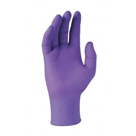 Kimberly-Clark Disposable Gloves, Nitrile, M, Purple, PK50 55092