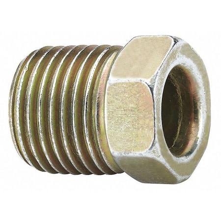 Parker Flared Fitting Nut, Brass, 3/16 in, PK10 41IFS-3