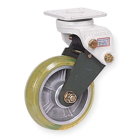 Zoro Select Rigid Plate Shock-Absorbing Castr, 550 lb GDS-150A-RF
