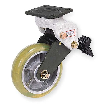 Zoro Select Swivel Plate Shock-Absorbing Cstr, 550 lb GDS-150B-SF