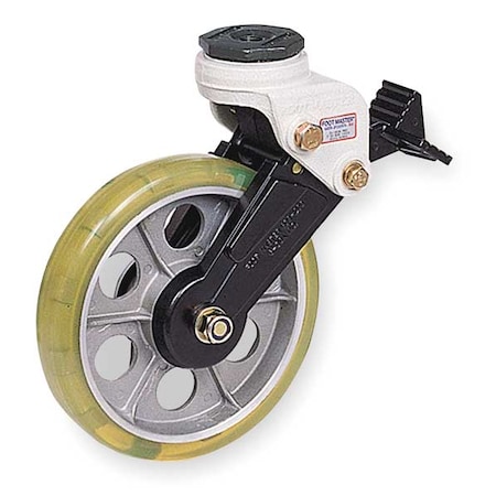 Zoro Select Swivel Stem Shock-Absorbing Castr, 550 lb GDS-200B-SS