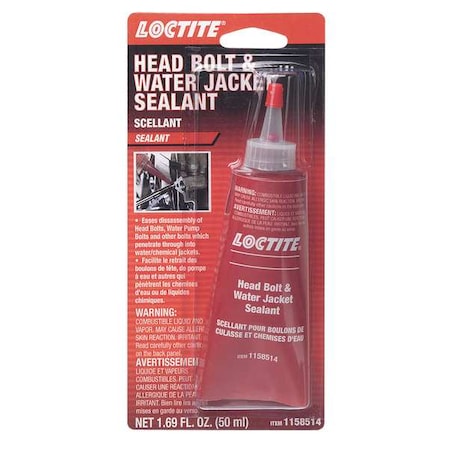 Loctite Thread Sealant 1.7 fl oz, Tube, Brown, Liquid 1158514
