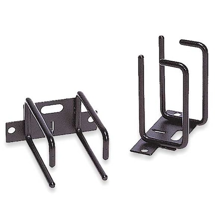 Hubbell Premise Wiring Hubbell HC23VR2 Vertical Management Ring - Ring - Black -  - 19" Panel Width, PK2 HC23VR2