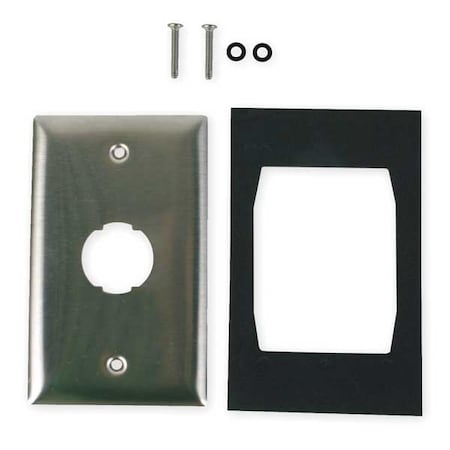 Hubbell Premise Wiring Wall Plate, 1port, 1gang HISF11
