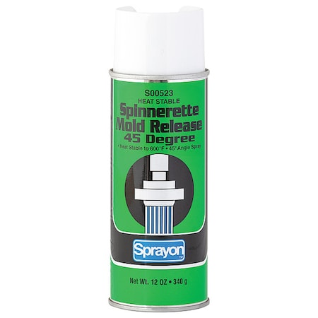 Sprayon Spinnerette Mold Release, 12 oz, Aerosol A00523000