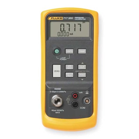 Fluke Pressure Calibrator, -12 to 30 psi Fluke-717 30