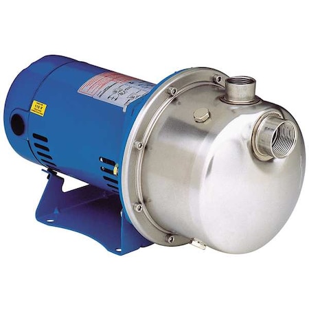 Goulds Booster Pump, 1 hp, 208 to 240/480V AC, 3 Phase, 1-1/4 in NPT Inlet Size, 1 Stage LB1035