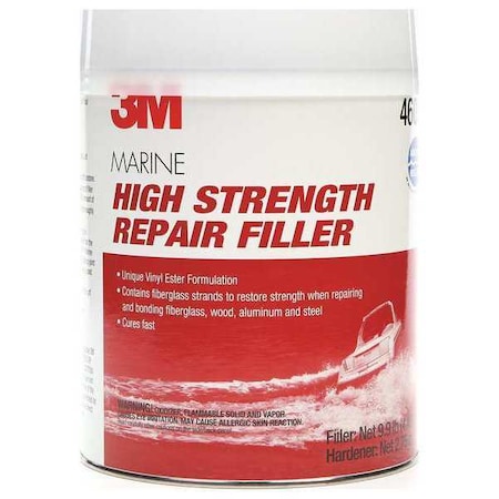3M Marine Repair Filler, 1 gal, Can, Grayish Brown, Marine High Strength 00051131460140