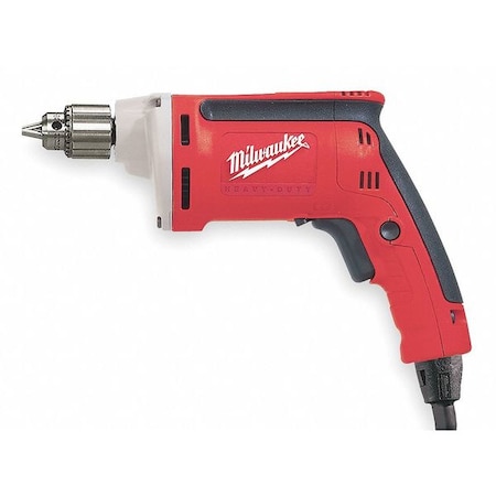 Milwaukee Tool Electric Drill, 1/4 In, 0 to 4000 rpm, 7.0A 0101-20