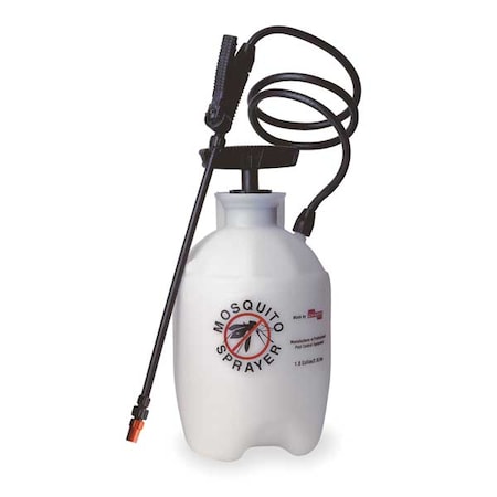 Chapin 1 gal Handheld Sprayer, Poly, 34 in L Hose, 12 in L Wand, Mist Nozzle Spray Pattern, 60 psi Max 2014