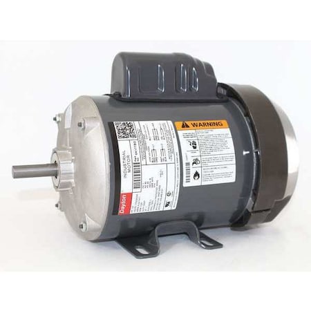 Dayton Capacitor-Start General Purpose Motor, 1/2 hp HP, 115/208-230V AC Voltage, 48 Frame 6K177