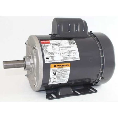 Dayton Capacitor-Start General Purpose Motor, 1 hp HP, 115/208-230V AC Voltage, 56HZ Frame 6K418