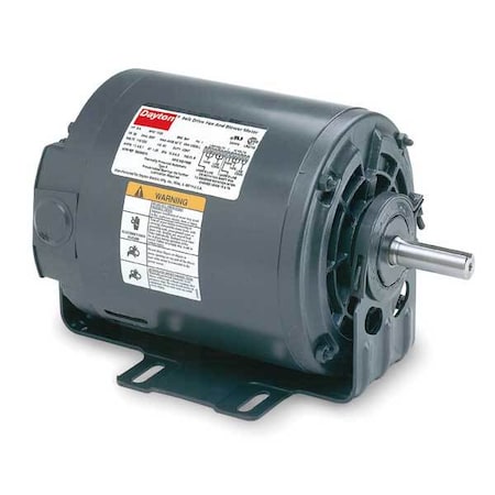 Dayton Split-Phase Belt Drive Motor, 1/3, 1/6 HP, 56Z Frame, 115V AC Voltage, 1,725/1,140 Nameplate RPM 6K426