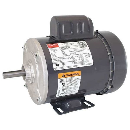Dayton Capacitor-Start General Purpose Motor, 3/4 hp HP, 115/208-230V AC Voltage, 56 Frame 6K639