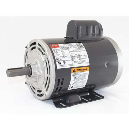 Dayton Capacitor-Start General Purpose Motor, 1 1/2 hp HP, 115/208-230V AC Voltage, 145T Frame 6K826