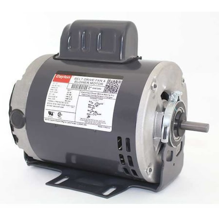 Dayton Split-Phase Start/Capacitor-Run Belt Drive Motor, 1/2