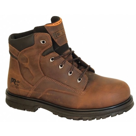 Timberland Pro Men's 6-Inch Work Boot, 7 1/2 W, Steel Toe, 6 in H, Brown, 85591 85591