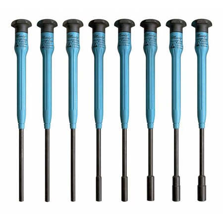 Moody Tool Nut Driver Set, Metric, ESD Safe, 8Pc 58-0431