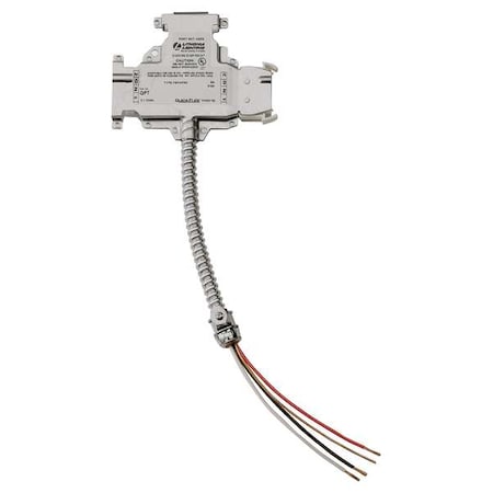 Lithonia Lighting Power Tee, Quick-FlexQPT, 120V, 9FT QPT120 12/3G09 M10