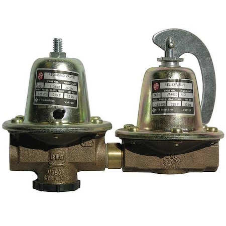 Bell & Gossett Water Pressure Reducing Valve, 1/2 In. 110199LF