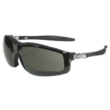 Mcr Safety RT1, Safety Glasses, Anti-Fog & Anti-Scratch, Gray Lens, Black Frame, Full-Frame RT112AF
