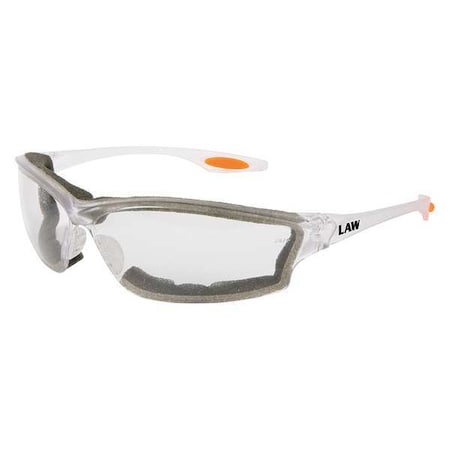 MCR SAFETY Safety Glasses, Clear Anti-Fog ; Anti-Scratch LW310AF