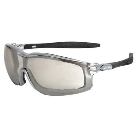 Mcr Safety RT1, Safety Glasses, Anti-Fog & Anti-Scratch, Light Gray Lens, Gray Frame, Full-Frame RT129AF