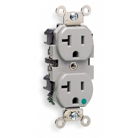 LEVITON Receptacle 8300-GY