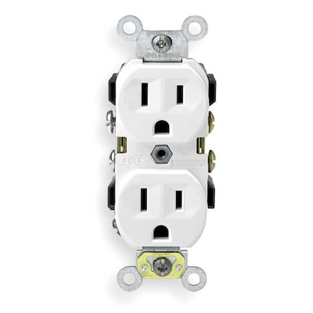 LEVITON Receptacle CR15-W