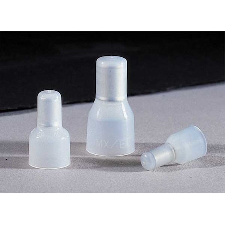 Ideal Closed-End Crimp Connector, Clear, PK100 30-247G | Zoro