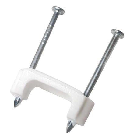 Gardner Bender Cable Staples, Plastic, Steel, 100 PK PS-150Z