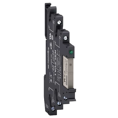 Schneider Electric DIN Rail, Slim Plug-In Relay, Square, 6 A, 5 Pins, Screw RSL1PVBU