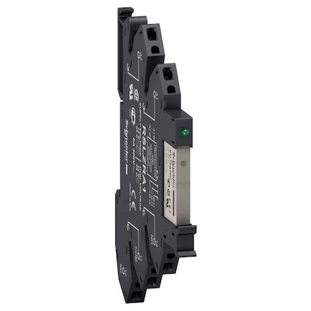 Schneider Electric DIN Rail, Slim Plug-In Relay, Square, 6 A, 5 Pins, Spring Terminal RSL1PRBU