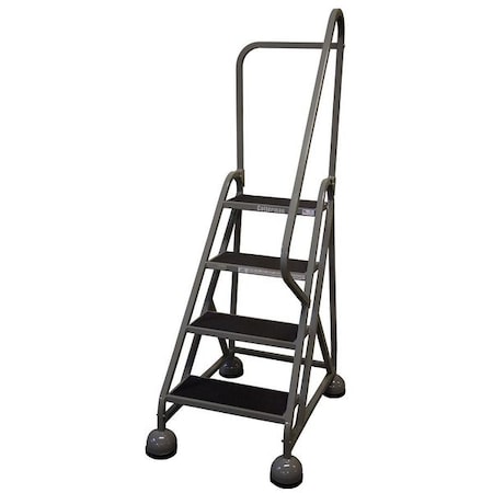 Cotterman 66 in H Steel Rolling Ladder, 4 Steps, 450 lb Load Capacity ST-403 A2 C1 P5