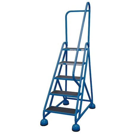 Cotterman 75 in H Steel Rolling Ladder, 5 Steps, 450 lb Load Capacity ST-503 A2 C21 P5