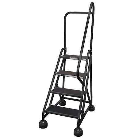 Cotterman 66 in H Steel Rolling Ladder, 4 Steps, 450 lb Load Capacity ST-403 A2 C7 P5