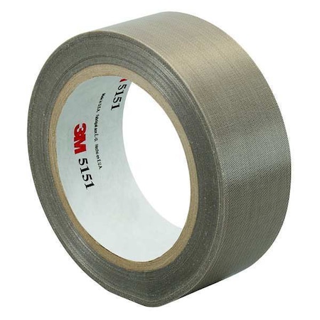 3M PTFE Glass Cloth Tape, 2 in x 36 yd, 3mil 2-36-5151