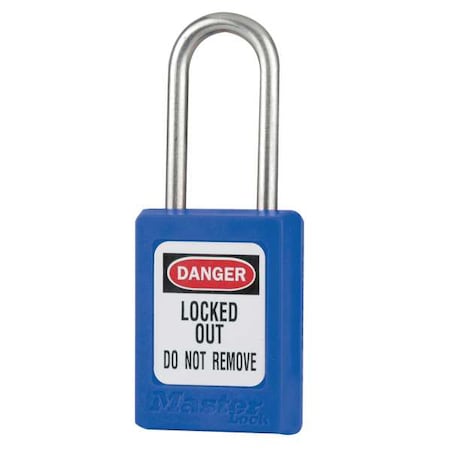 MASTER LOCK Lockout Padlock, KA, Blue, 1-7/8"H, PK6 S31KAS6BLU