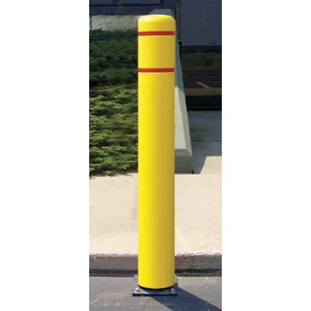 Zoro Select Flexible Bollard, Fold Down, 7-7/16" 111CM