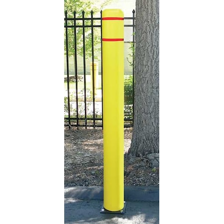 Post Guard Flexible Bollard, Fold Down, 7-7/16" 122AM