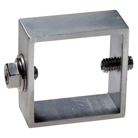 Post Guard Sign Mounting Bracket, 2x1, Steel, Pair 304SB