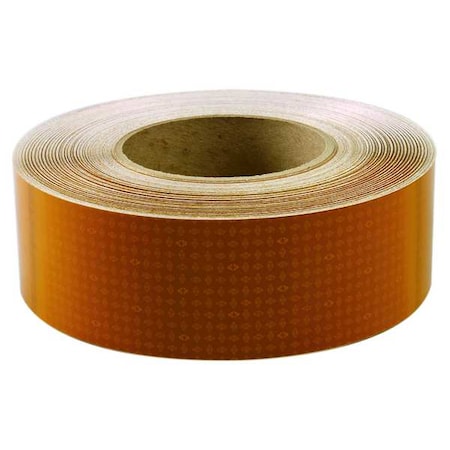 Oralite Reflective Tape, W 2 In, SB Yellow 18672