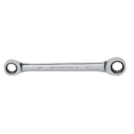 Gearwrench Ratcheting Box Wrench, 7/16X1/2, Dbl End 9202D