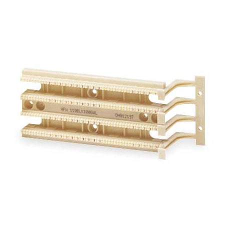 Hubbell Premise Wiring Wiring Block, 110/100-pair with legs 110BLK100BWL