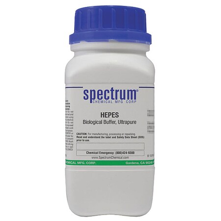 Spectrum Chemical HEPES, Biological Buffer, Ultrapure, 250g H1089-250GM