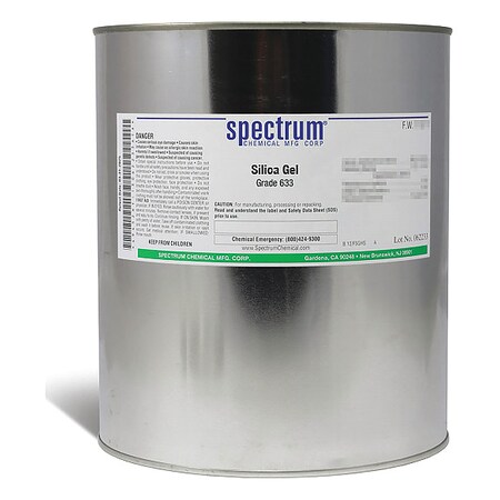 Spectrum Chemical Silicagel, Grade, 633, 200-425 Mesh, 60A 1kg SIL61-1KG